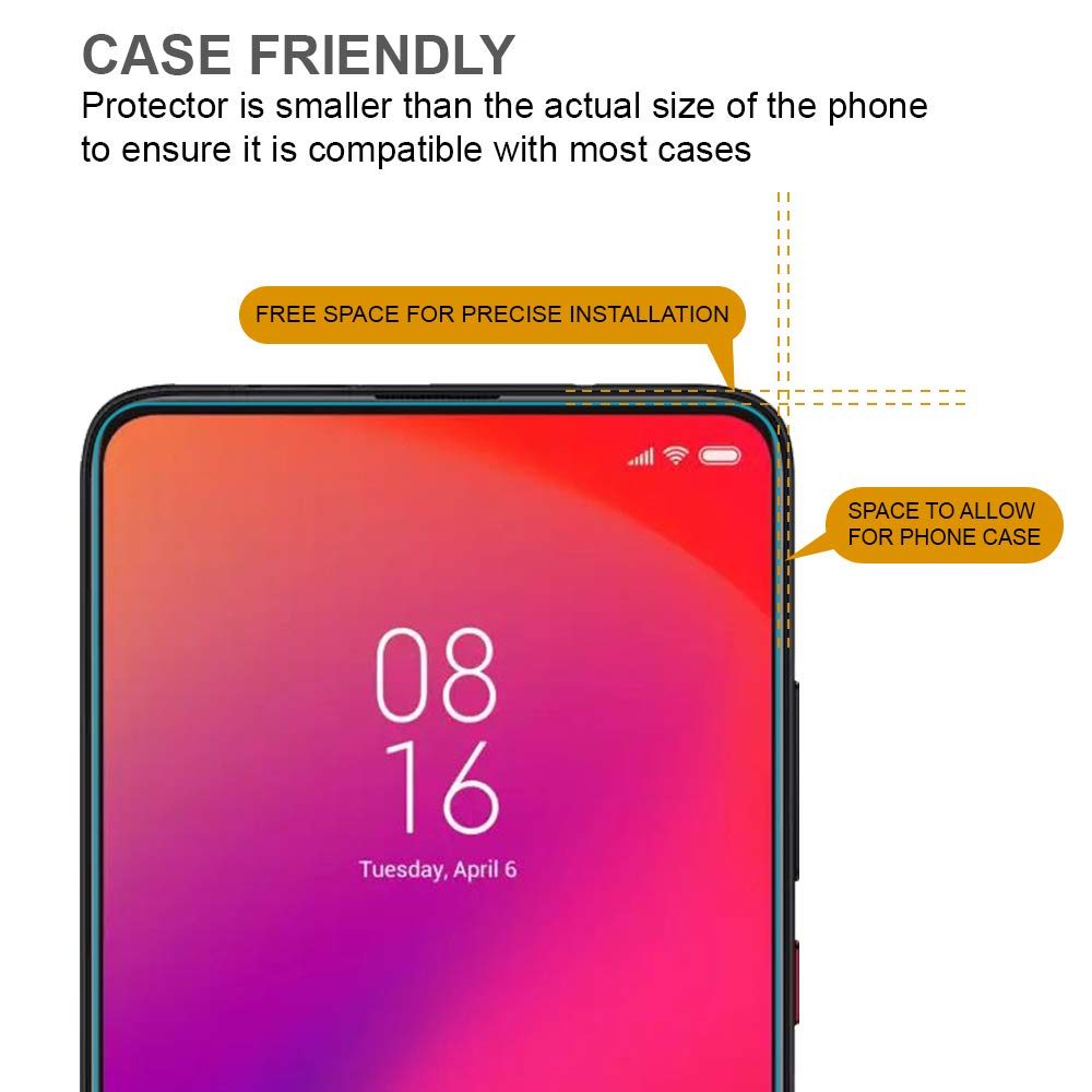 Amazon Brand - Solimo Tempered Glass for Redmi K20 Pro with Installation Kit (Clear)
