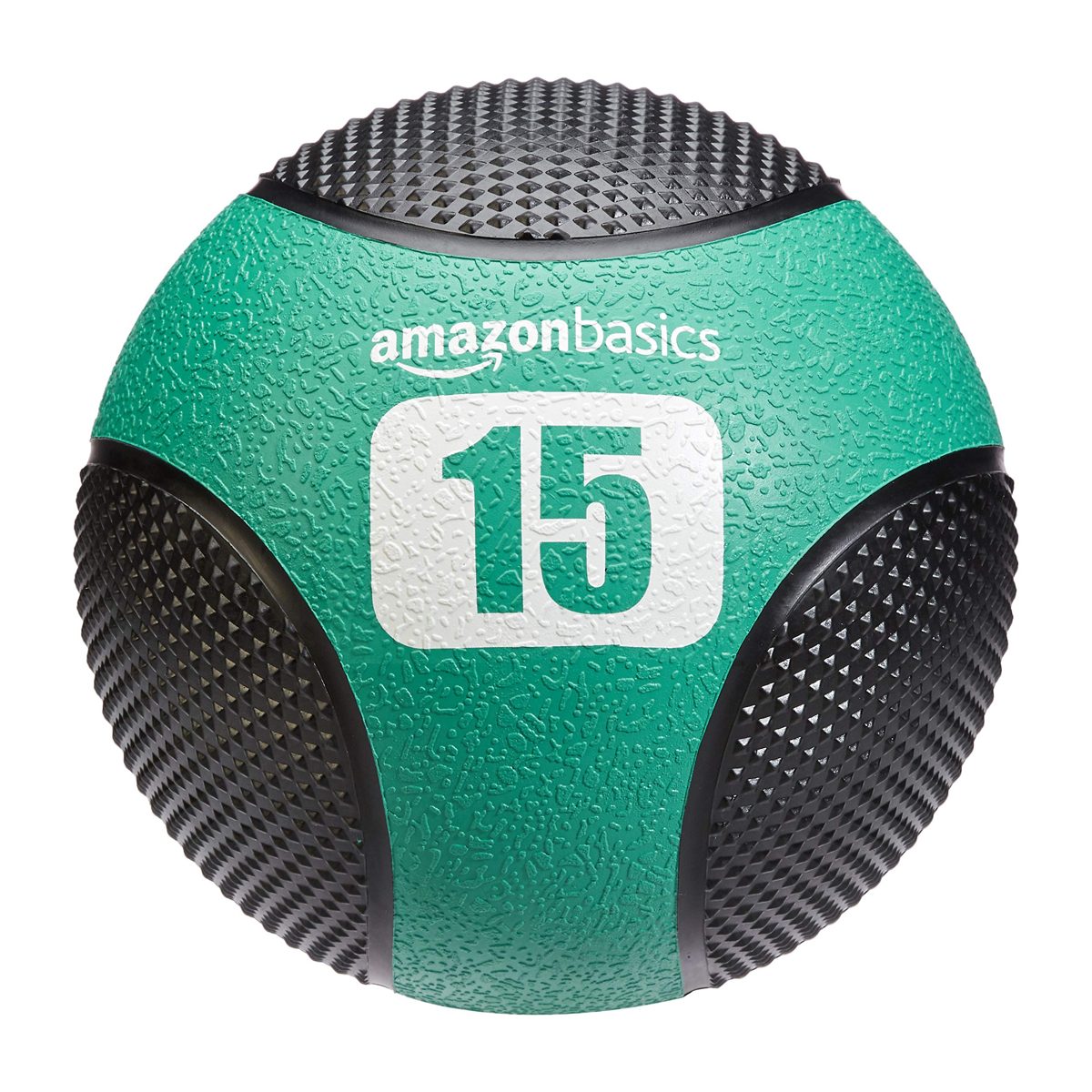 AmazonBasics Double Grip Type Medicine Ball, 15-lb