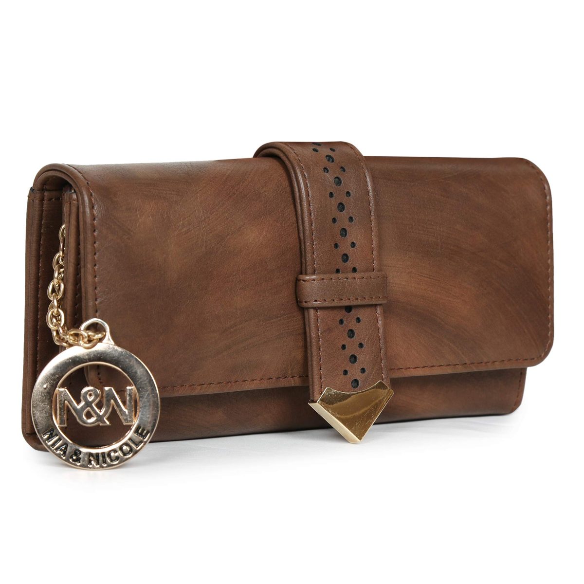 Nia & Nicole Women's Clutch (Brown)