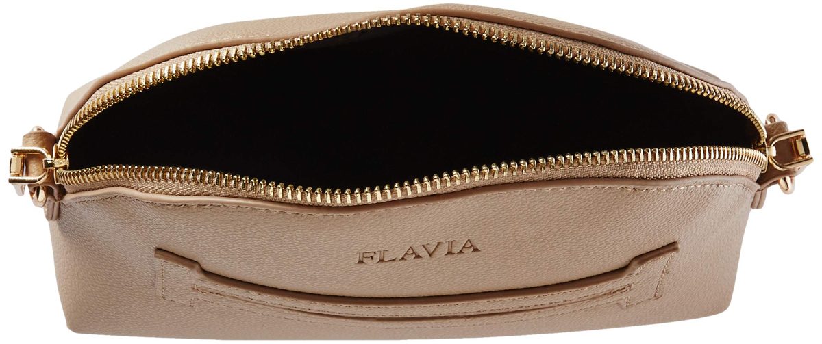 Flavia Women's Handbag (Beige)