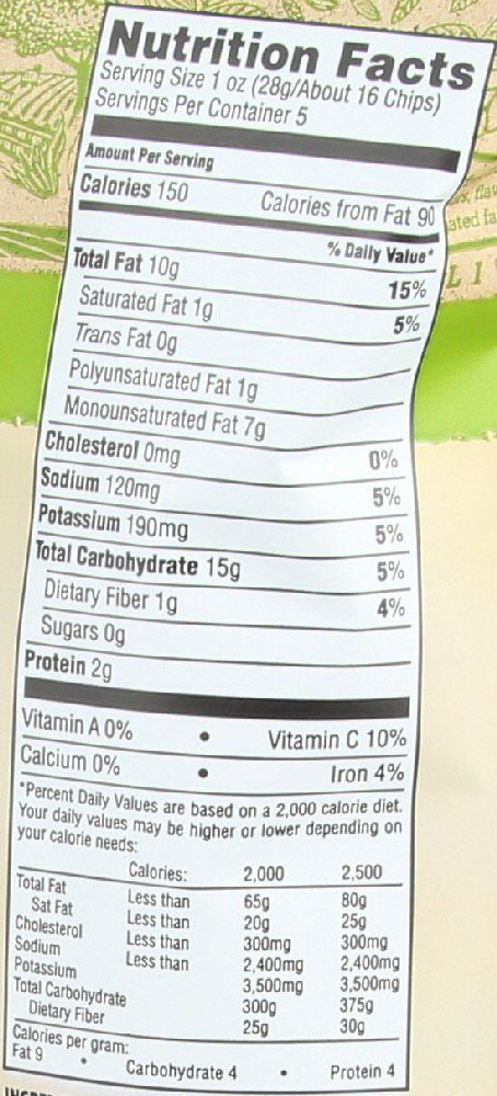 365 Everyday Value, Organic Potato Chips, Black Pepper & Sea Salt, 5 oz