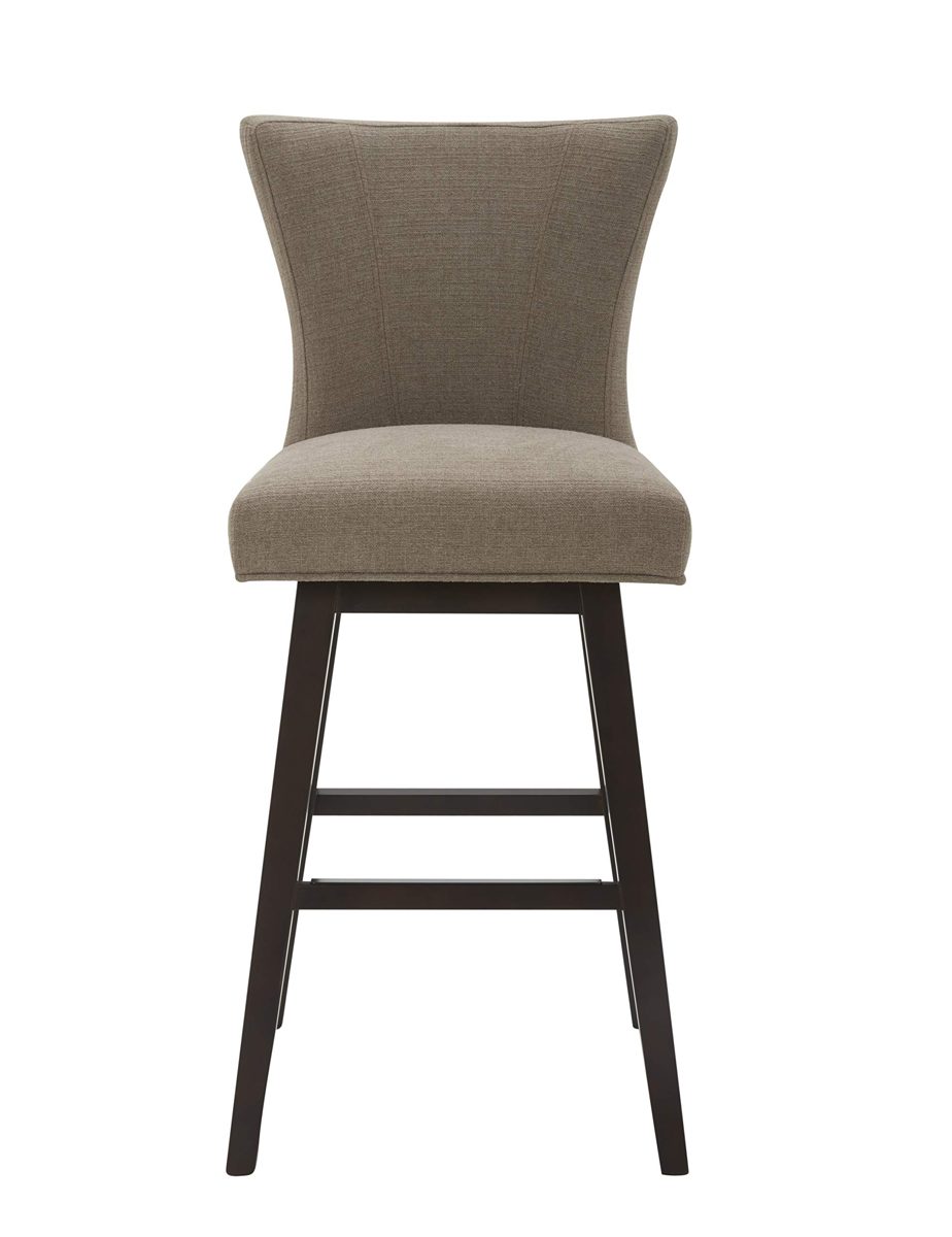 Amazon Brand – Stone & Beam Esme Memory-Swivel Barstool, 43.3"H, Slate