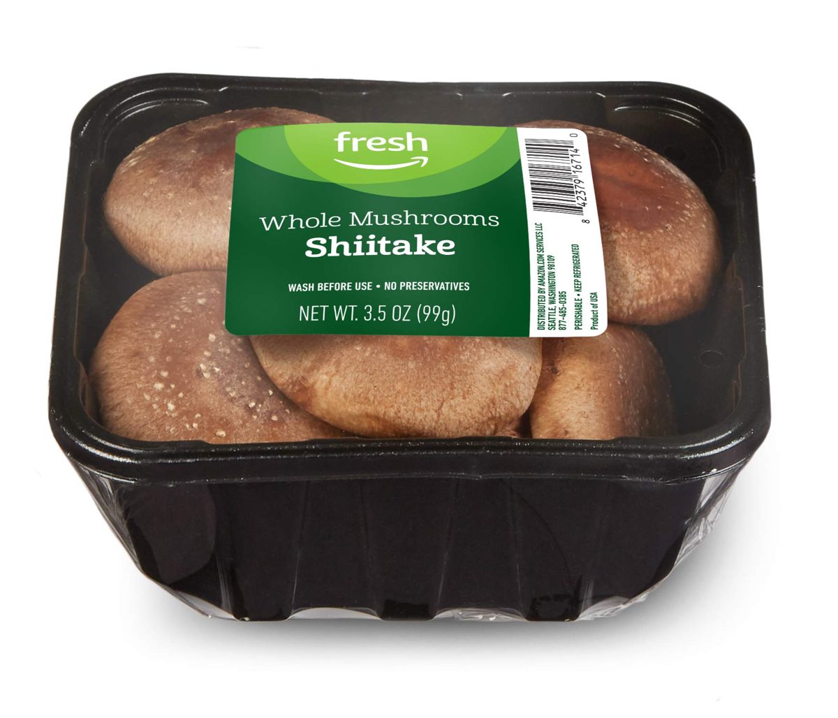 Fresh Brand – Whole Shiitake Mushrooms, 3.5 oz