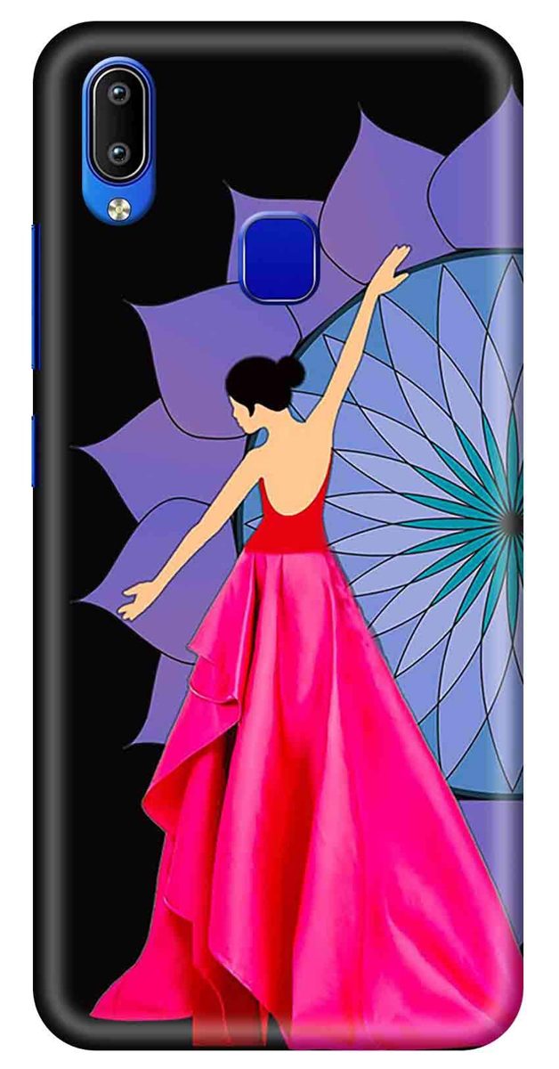 Amazon Brand - Solimo Designer Girl Design 3D Printed Hard Back Case Mobile Cover for Vivo Y93