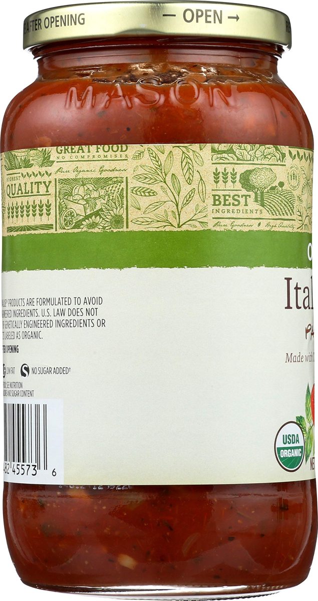 365 Everyday Value, Organic Italian Herb Pasta Sauce, 25 oz
