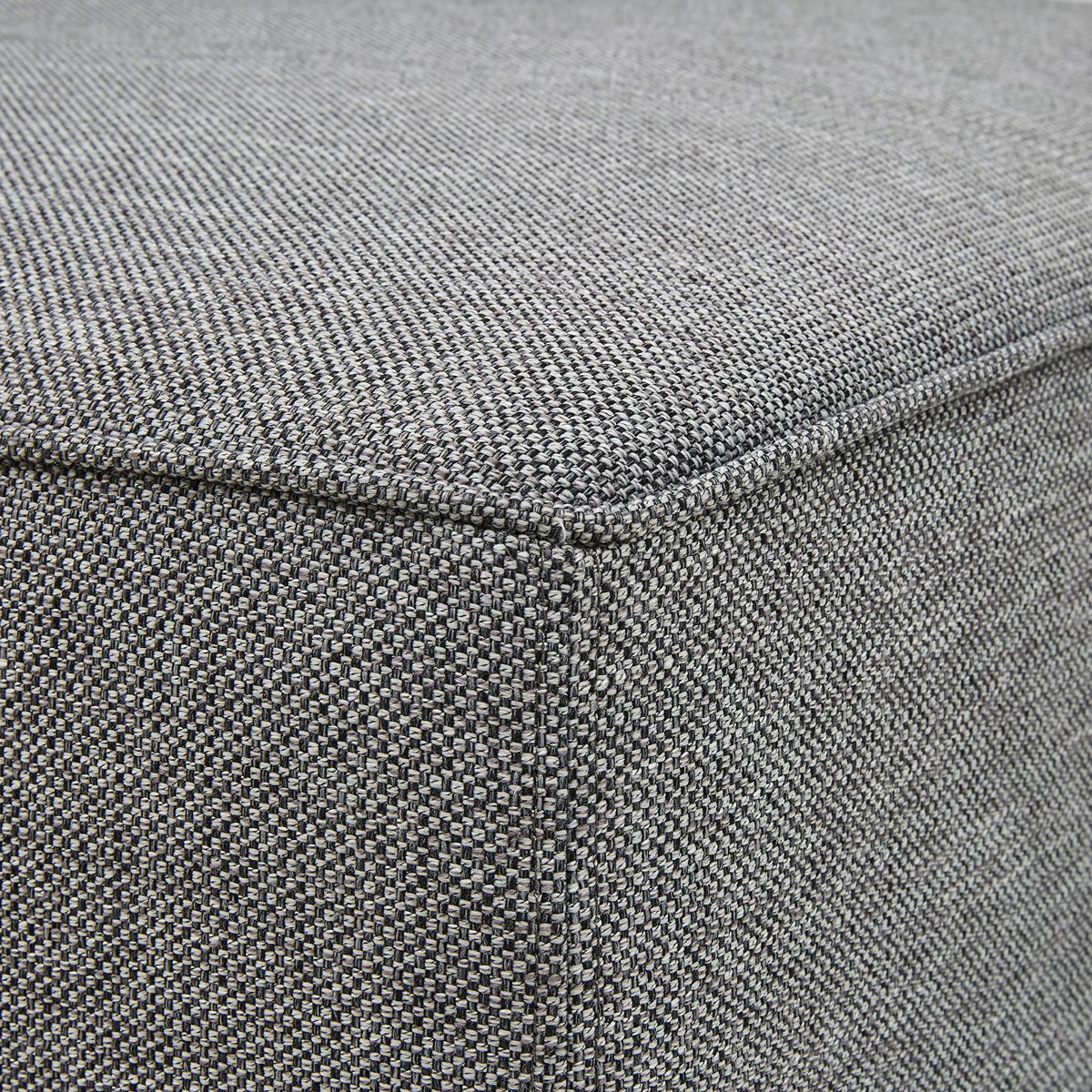 Amazon Brand – Rivet Audrey Modern Ottoman, 39"W, Grey Storm