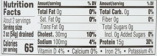 365 Everyday Value, Chunk Light Tuna in Water No Salt Added, 5 Ounce