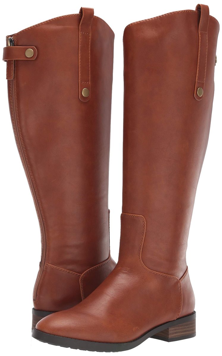 Amazon Essentials Dnu Volt Fashion Boot, Cognac, 8 Wide Calf B US