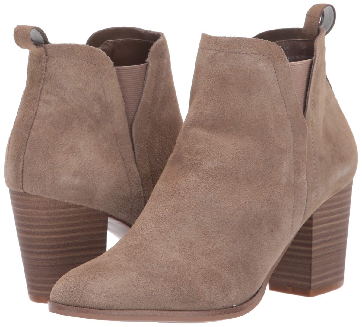 206 Collective Amazon Brand Women's Kamy Ankle Boot, Taupe, 5.5 B US