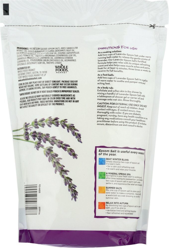 365 Everyday Value, Lavender Epsom Salt, 3 Lb