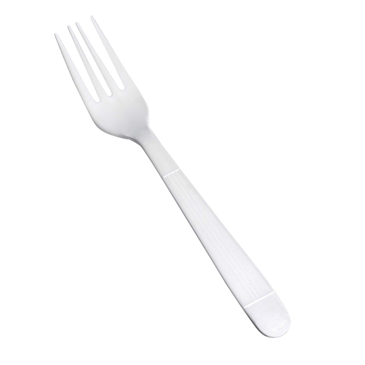AmazonBasics Heavy-Weight Plastic Forks, White, 250-Pack