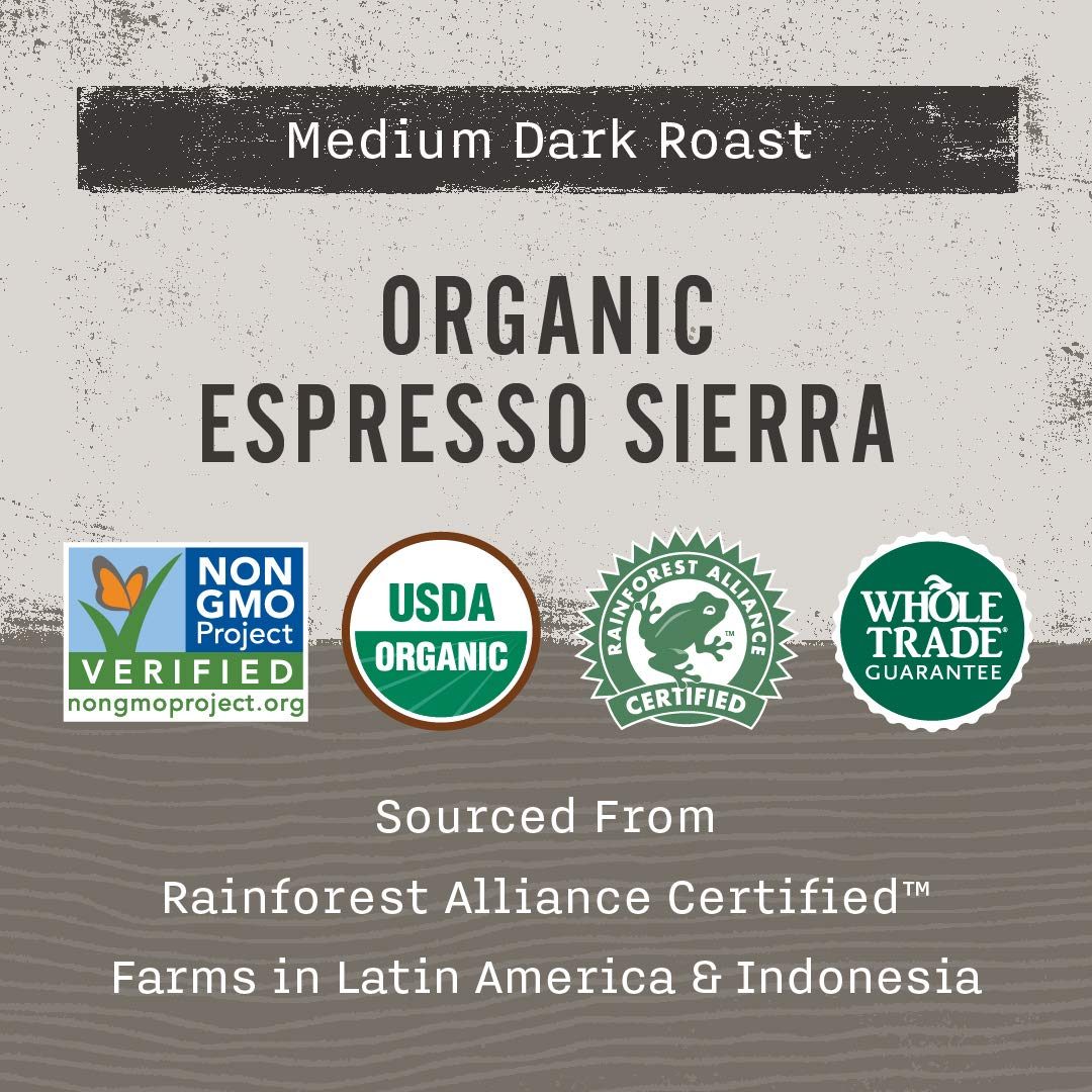 Allegro Coffee Organic Espresso Bel Canto Whole Bean Coffee, 12 oz