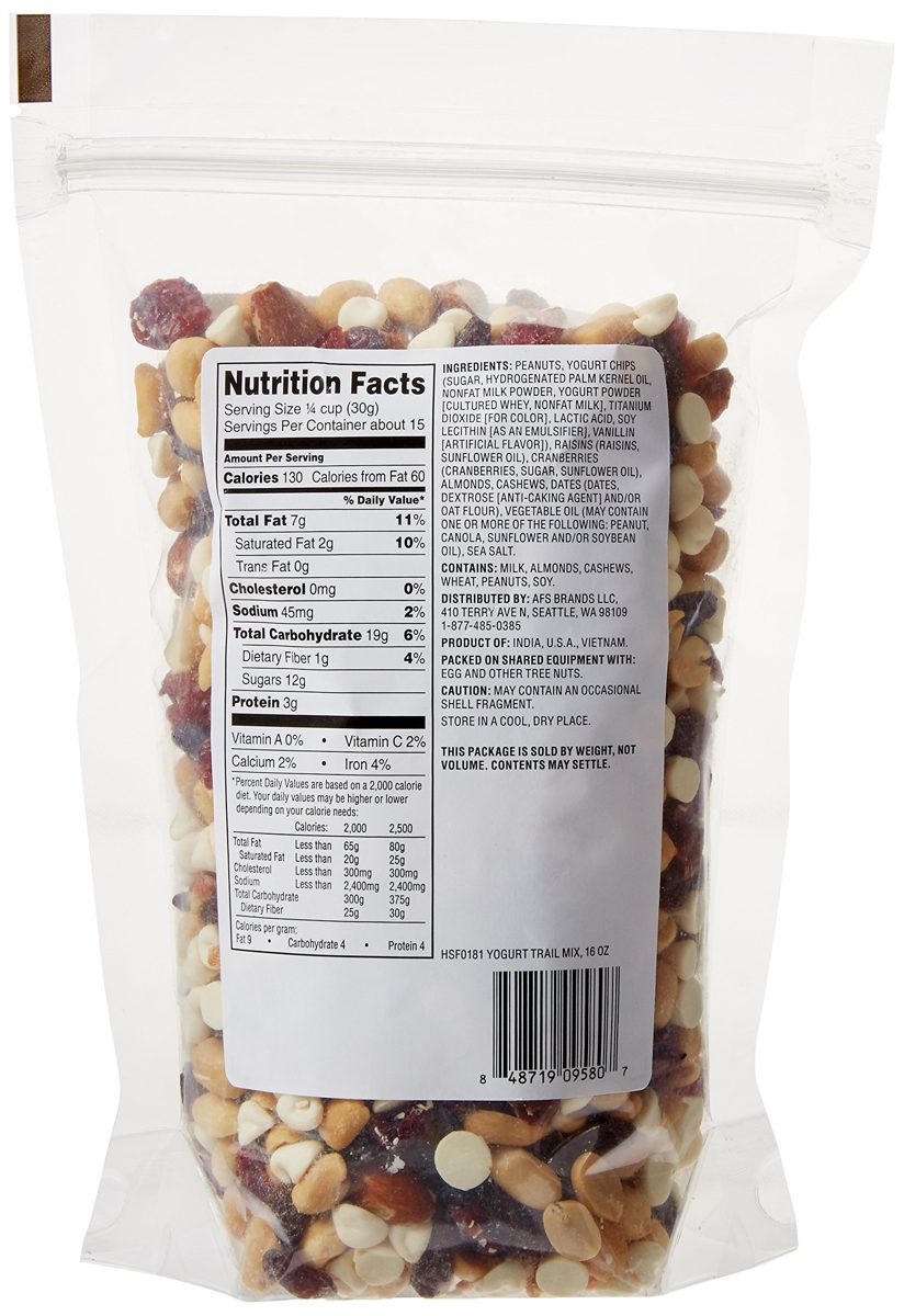 Amazon Brand - Happy Belly Yogurt Trail Mix, 16 Ounce