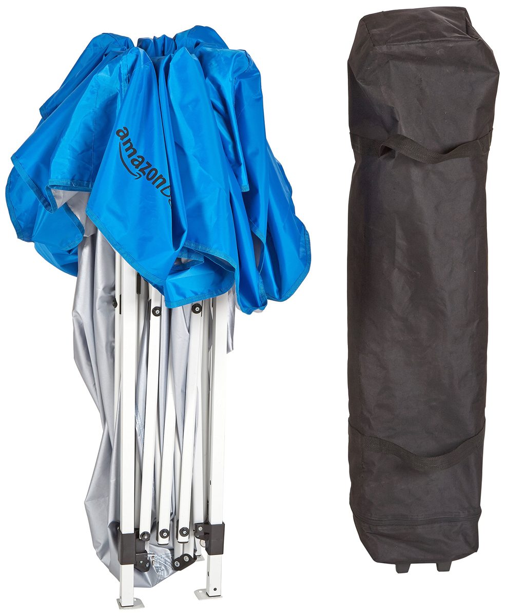 AmazonBasics Pop-Up Canopy Tent - 10' x 10', Blue