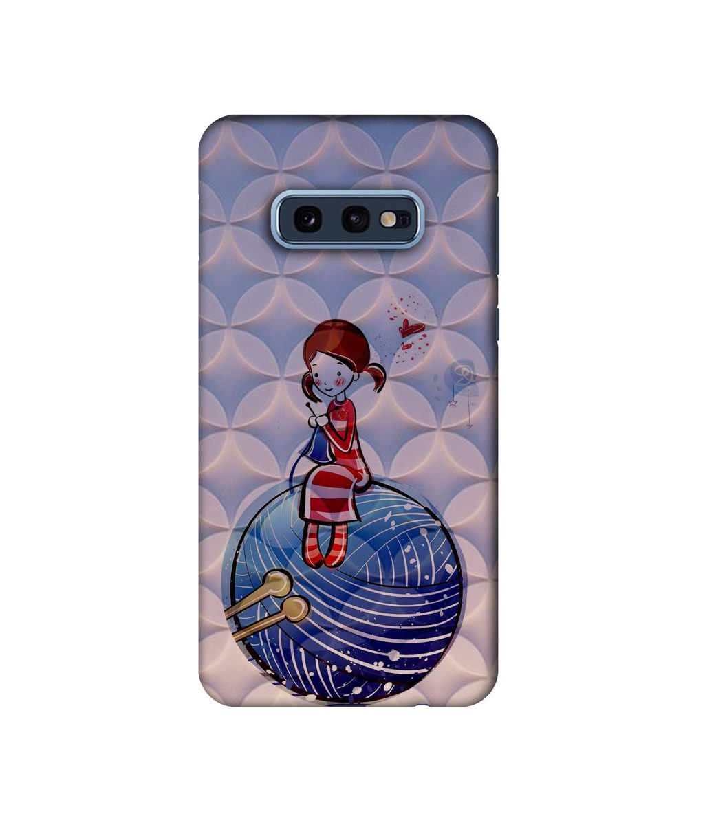 Amazon Brand - Solimo Designer Lady Vector Patternn 3D Printed Hard Back Case Mobile Cover for Samsung Galaxy S10e