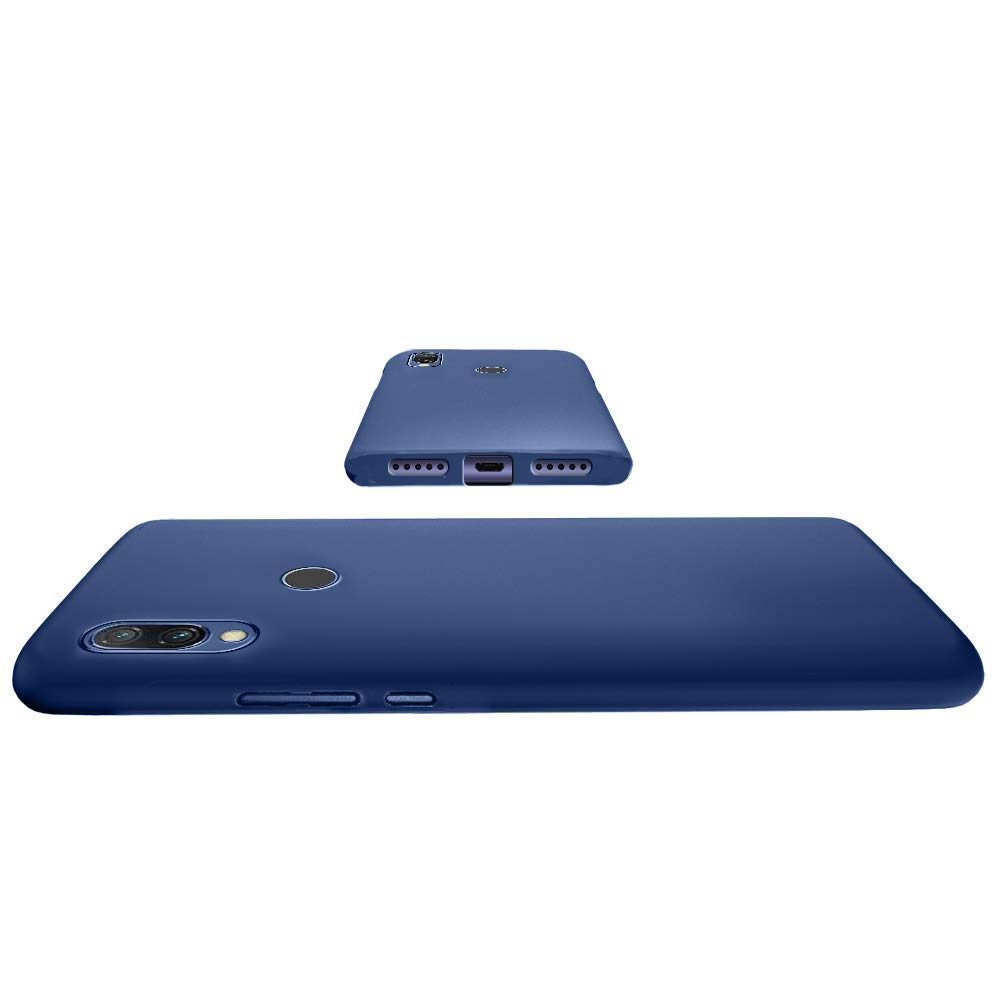 (Renewed) Amazon Brand - Solimo Redmi Y3 Mobile Cover (Hard Back & Slim),Blue
