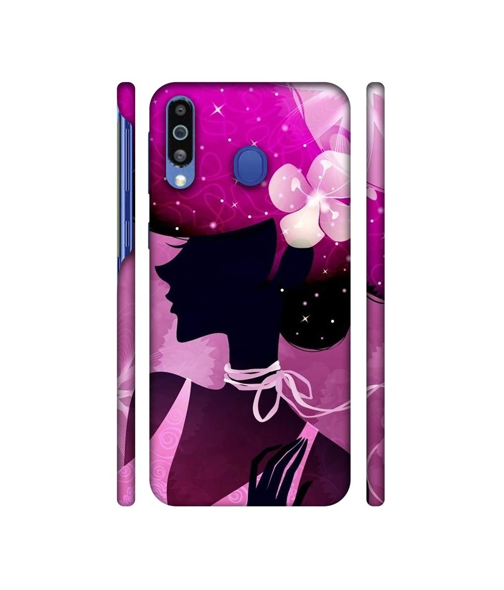 Amazon Brand - Solimo Designer Lady Vectors 3D Printed Hard Back Case Mobile Cover for Samsung Galaxy M21