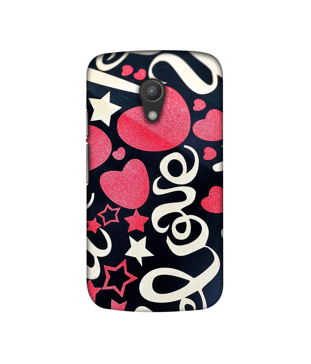 Amazon Brand - Solimo Designer Love You 3D Printed Hard Back Case Mobile Cover for Motorola Moto G 2nd Generation