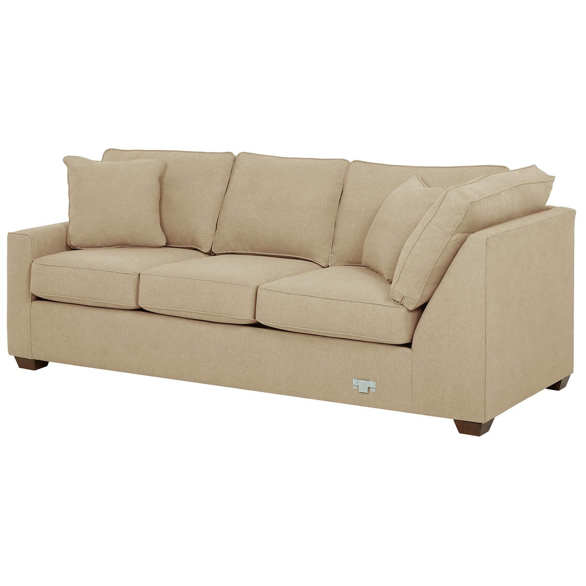 Amazon Brand – Stone & Beam Bagley Sectional Component, Left-Facing Corner Sofa, Fabric, 90"W, Linen