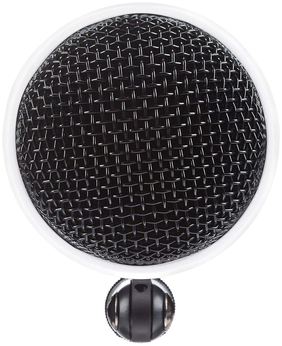AmazonBasics Desktop Mini Condenser Microphone With Tripod - White (Renewed)