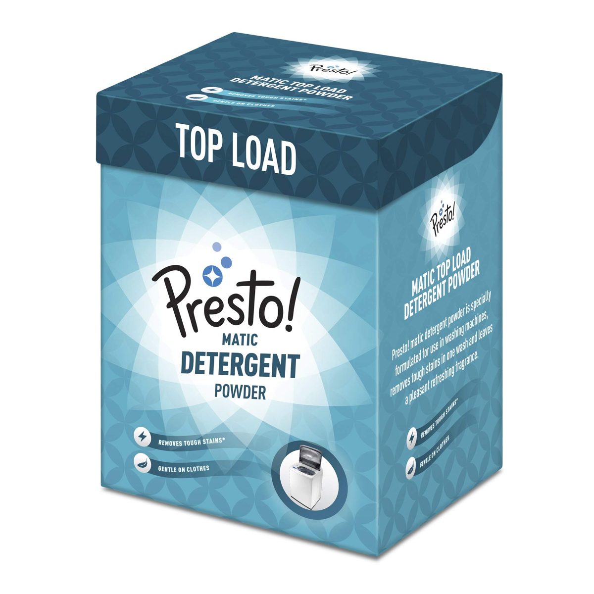 Amazon Brand - Presto! Matic Top Load Detergent Powder - 2 kg