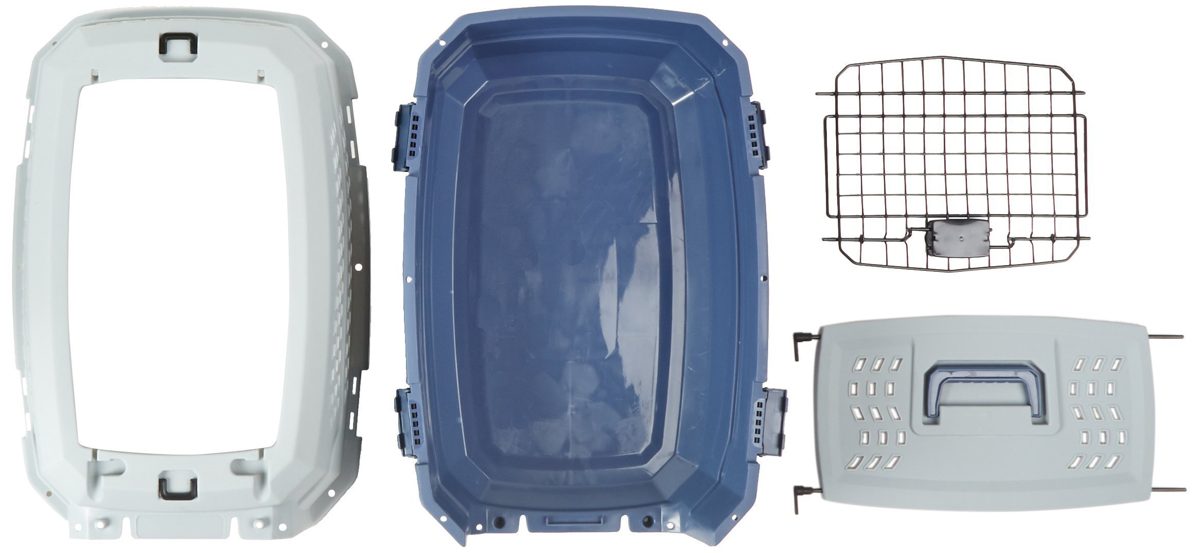 AmazonBasics Two-Door Top-Load Pet Kennel