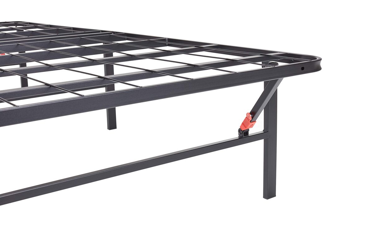 AmazonBasics Foldable, 14" Metal Platform Bed Frame with Tool-Free Assembly, No Box Spring Needed - California King