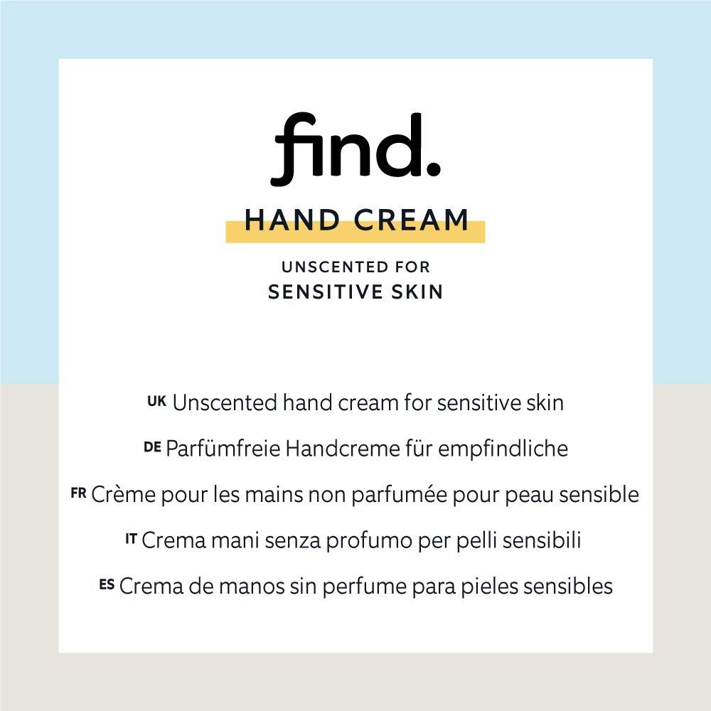 FIND - Unscented Hand Cream for sensitive skin (4x75ml)