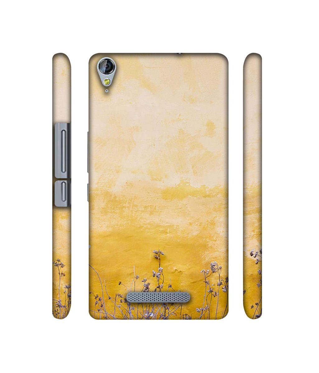 Amazon Brand - Solimo Designer Dry Flower On Wall 3D Printed Hard Back Case Mobile Cover for Micromax Canvas Juice 3Plus Q394