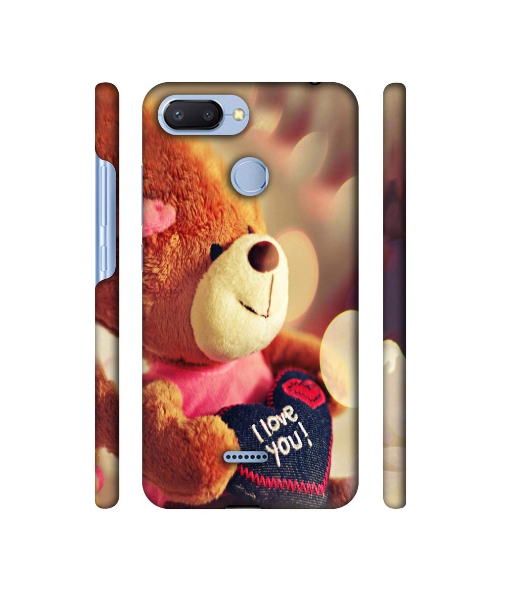 Amazon Brand - Solimo Designer Teddy Bear 3D Printed Hard Back Case Mobile Cover for Mi Redmi 6