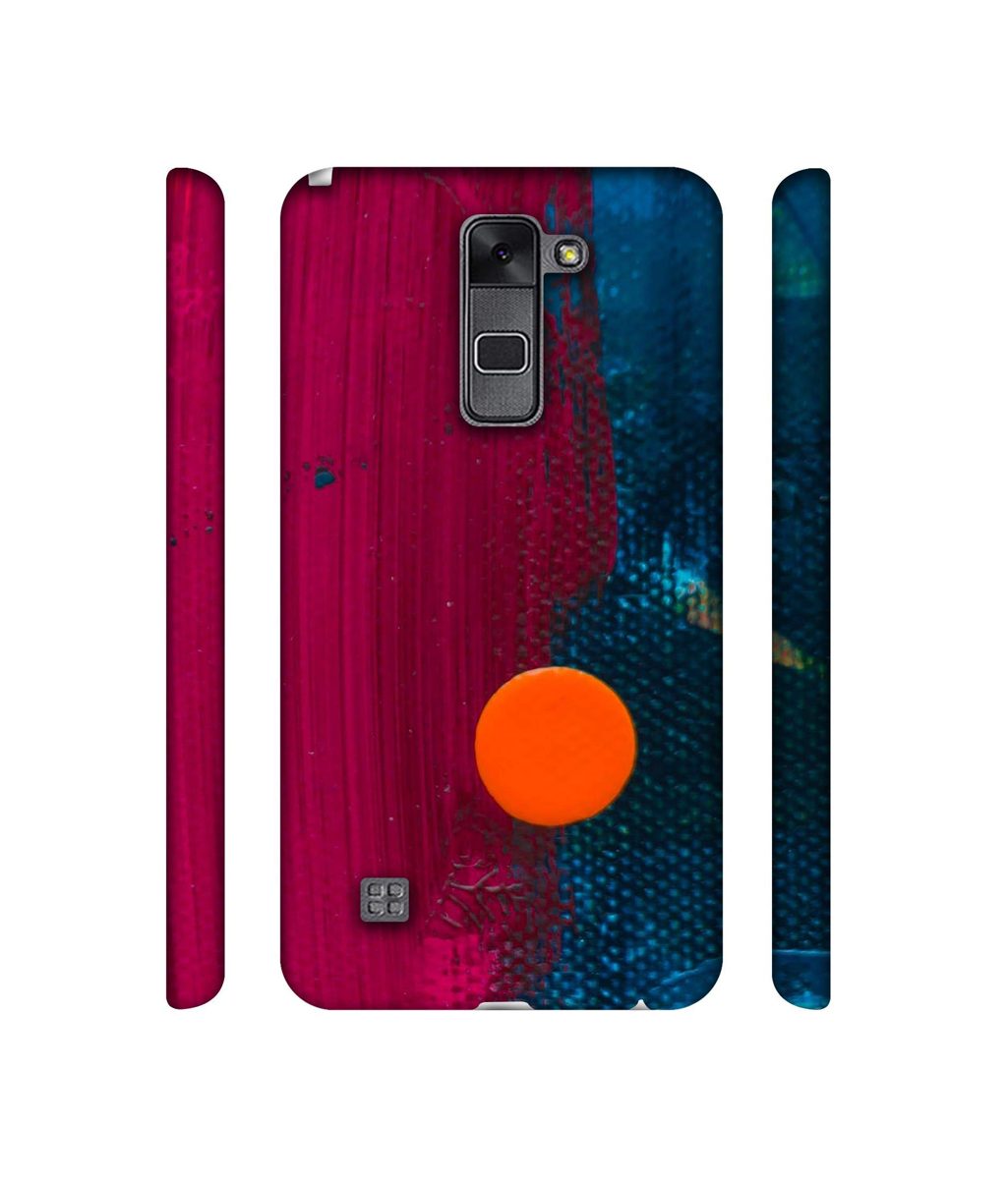 Amazon Brand - Solimo Designer Pink and Blue Brush Texture 3D Printed Hard Back Case Mobile Cover for LG Stylus 2