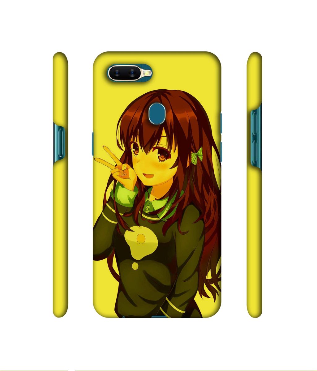 Amazon Brand - Solimo Designer DJ Girl Vector 3D Printed Hard Back Case Mobile Cover for Oppo A7