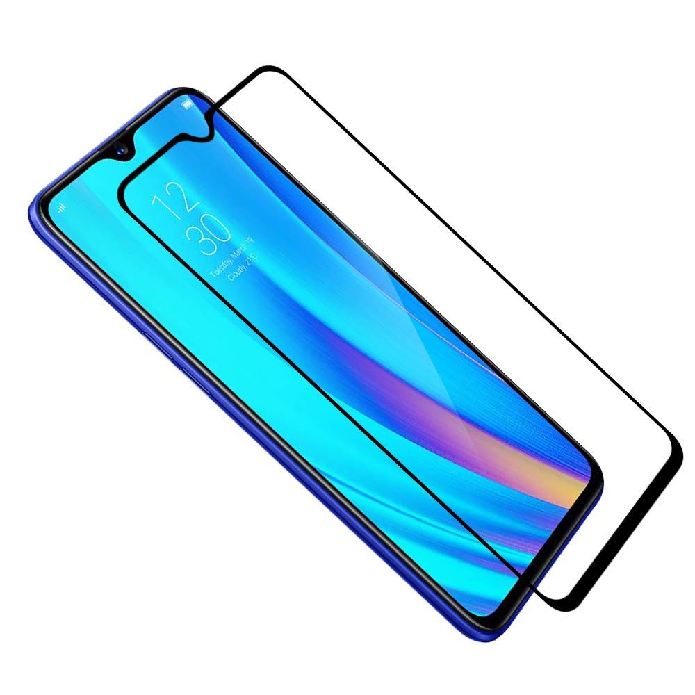 Amazon Brand - Solimo Full Body Tempered Glass for Realme 3 Pro