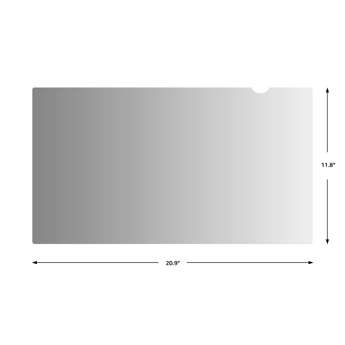 AmazonBasics Privacy Screen Filter - 24-Inch 16:9 Widescreen Monitor