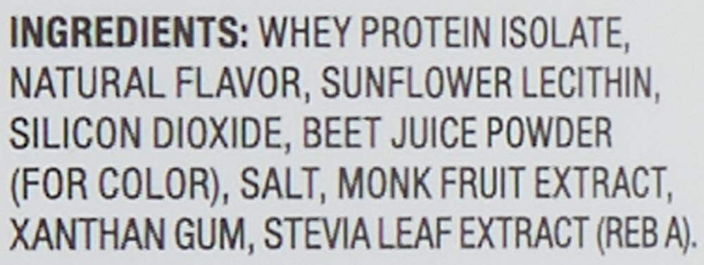 Amazon Brand - Revly 100% Grass-Fed Whey Protein Isolate Powder, Strawberry, 2.05 lbs, 30 Servings, No added rbgh/rbst‡, no artificial colors or flavors