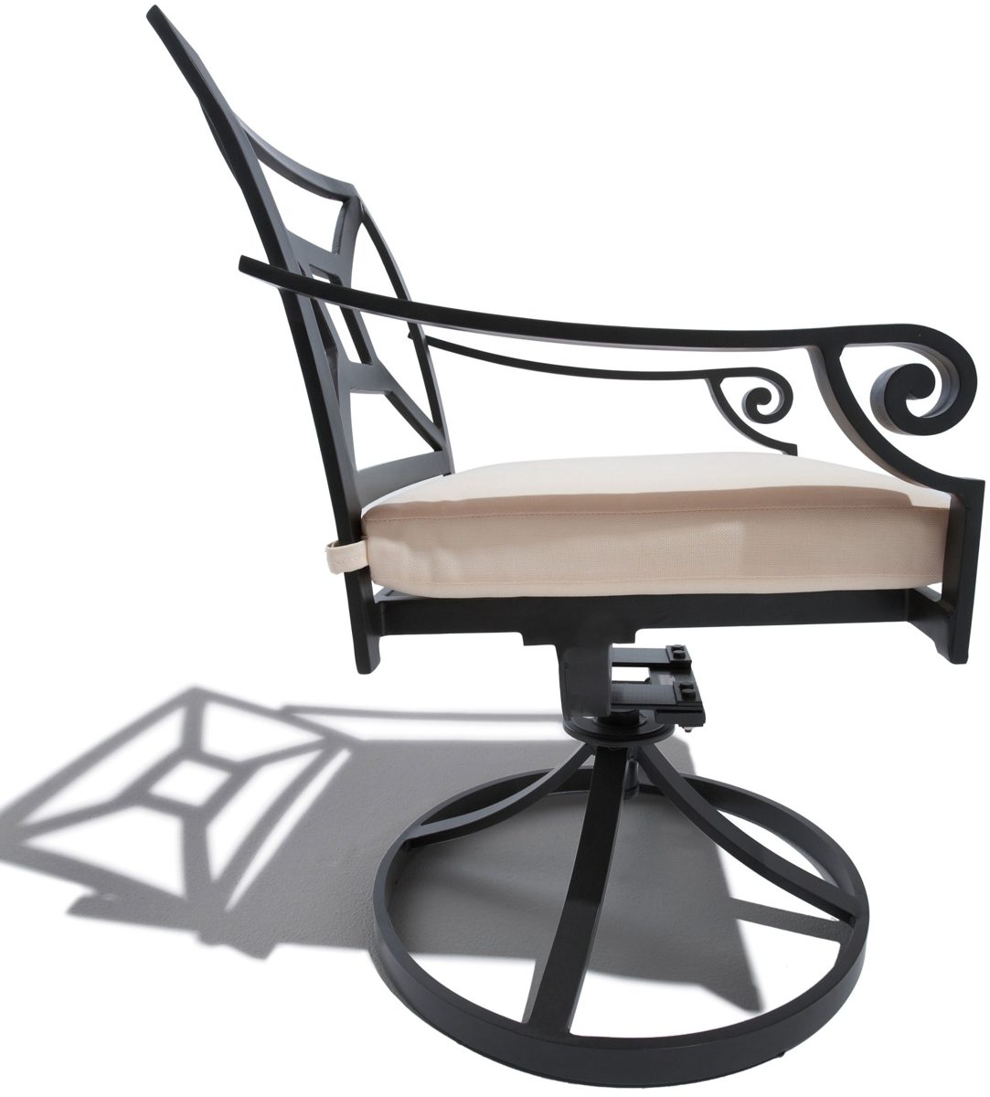 Strathwood Grand Isle Swivel Rocker Dining Chair, Set of 2