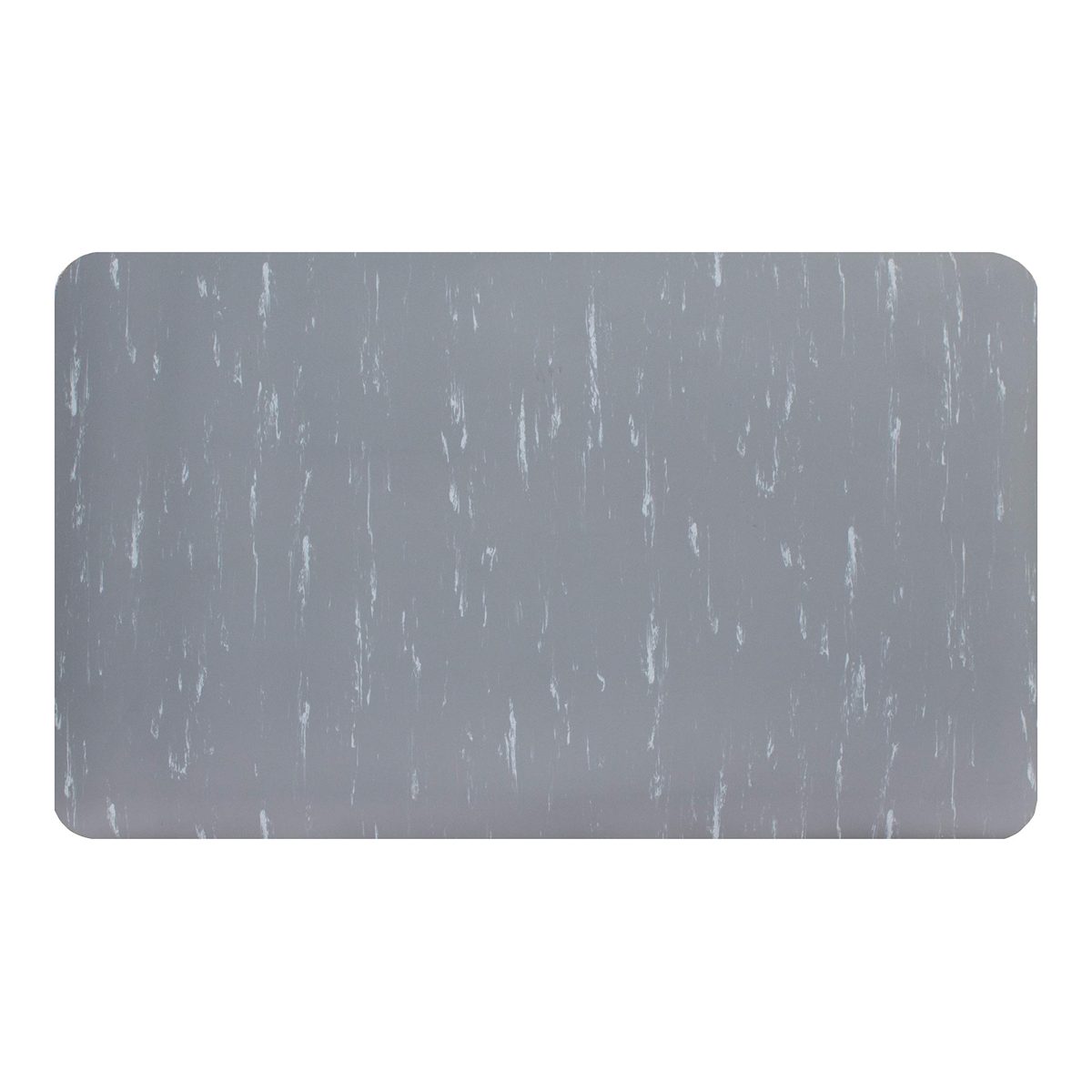 AmazonBasics Anti-Fatigue Mat Marbleized Composite Mat 1/2" Thick 3x10 Black/Gray/White