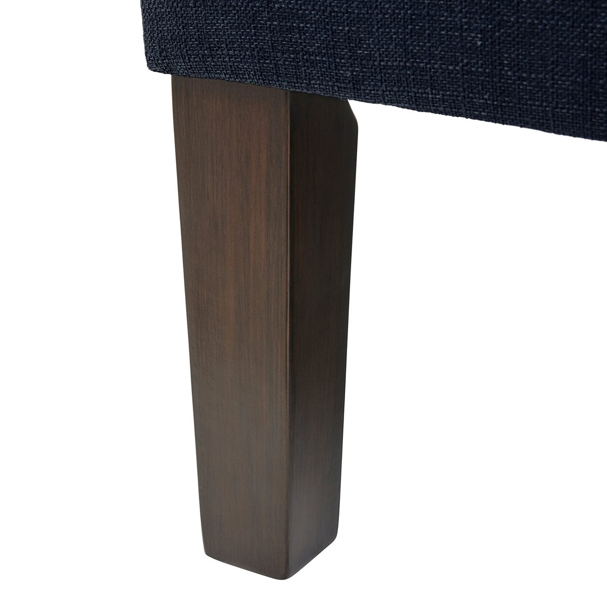 Amazon Brand – Stone & Beam Benton Square Ottoman, 35"W, Midnight