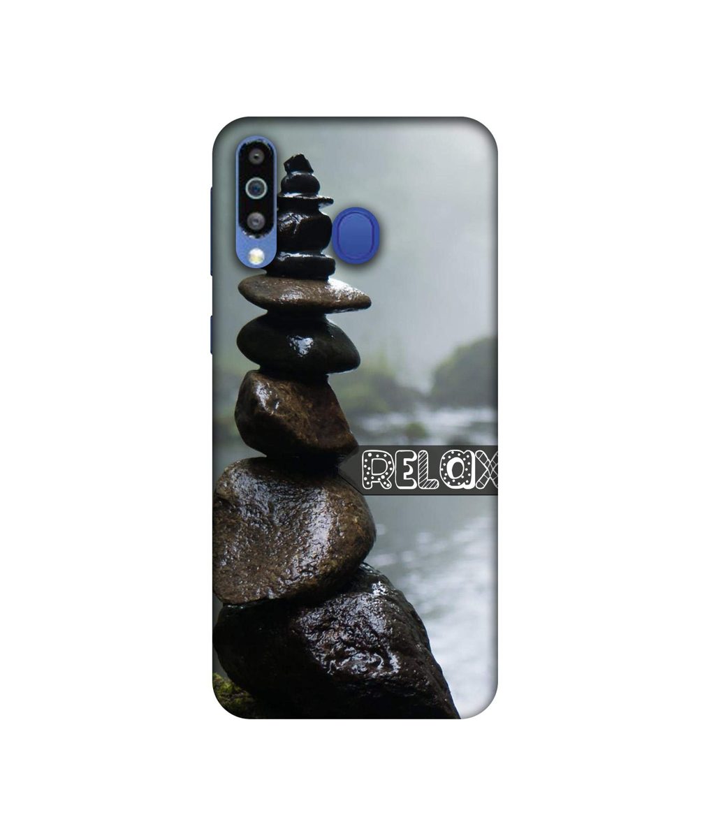 Amazon Brand - Solimo Designer Relax 3D Printed Hard Back Case Mobile Cover for Samsung Galaxy M21