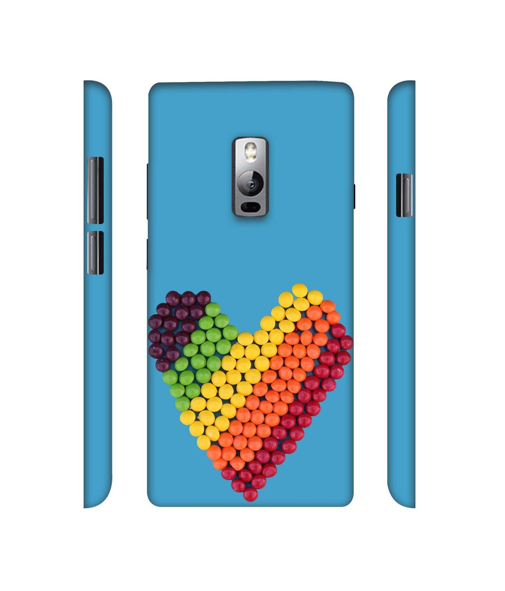 Amazon Brand - Solimo Designer Ball Heart 3D Printed Hard Back Case Mobile Cover for OnePlus 2