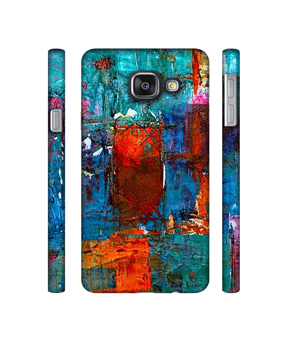 Amazon Brand - Solimo Designer Rectangle Color 3D Printed Hard Back Case Mobile Cover for Samsung Galaxy A3 (2016)
