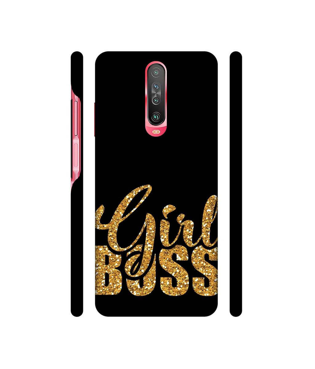 Amazon Brand - Solimo Designer Sparkle Girl Boss 3D Printed Hard Back Case Mobile Cover for Poco X2 / Mi Redmi K30