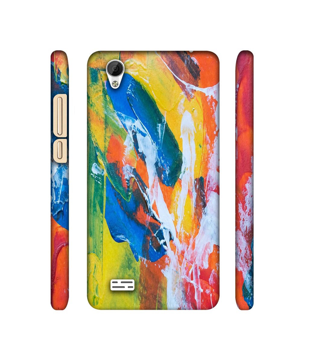 Amazon Brand - Solimo Designer Multicolor Paint On Wall 3D Printed Hard Back Case Mobile Cover for Vivo Y31
