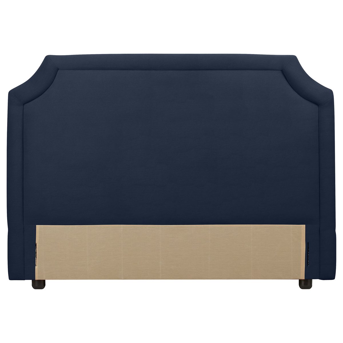 Amazon Brand – Stone & Beam Bridgewater Scalloped King Headboard, 88"W, Spinnsol Indigo