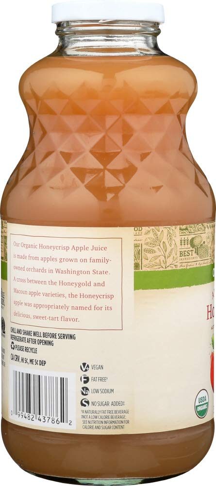 365 Everyday Value, Organic Juice Not from Concentrate - Pasteurized, Honeycrisp Apple, 32 fl oz