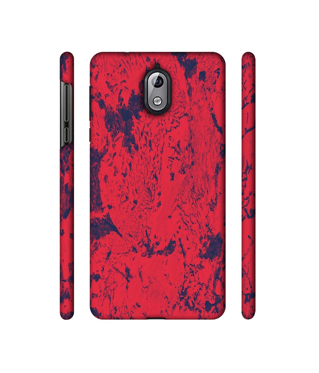 Amazon Brand - Solimo Designer Red Paint 3D Printed Hard Back Case Mobile Cover for Nokia 3.1