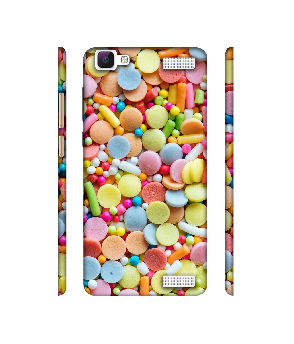 Amazon Brand - Solimo Designer Candies 3D Printed Hard Back Case Mobile Cover for Vivo V1 Max