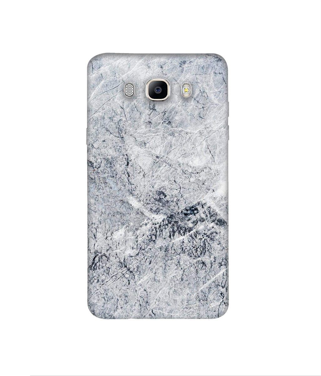 Amazon Brand - Solimo Designer Grayish Marble 3D Printed Hard Back Case Mobile Cover for Samsung Galaxy J7 (2016)