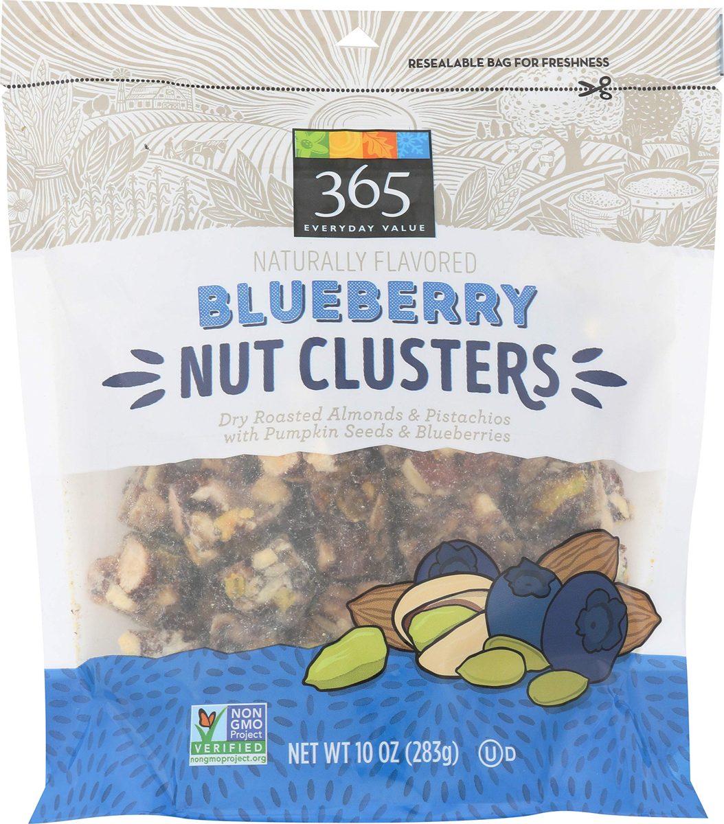 365 EVERYDAY VALUE Blueberry Almond Pistachio Nut Cluster, 10 Ounce (Pack of 12)