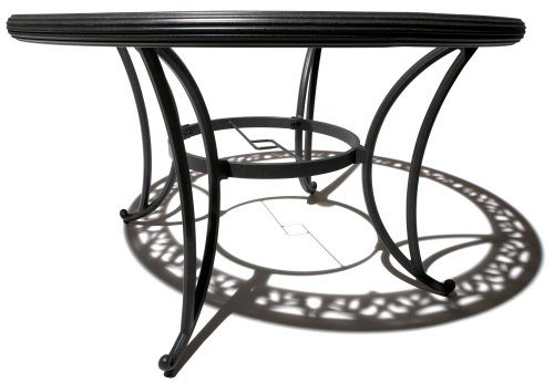 Strathwood Ryer 48-Inch Round Aluminum Dining Table